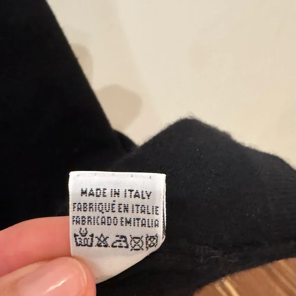 Maria Luisa B. Black turtleneck Sleeveless Dress. 100% cashmere. Italian. 🇮🇹 - Picture 6 of 11